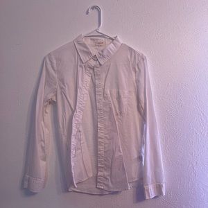 Basic white button up